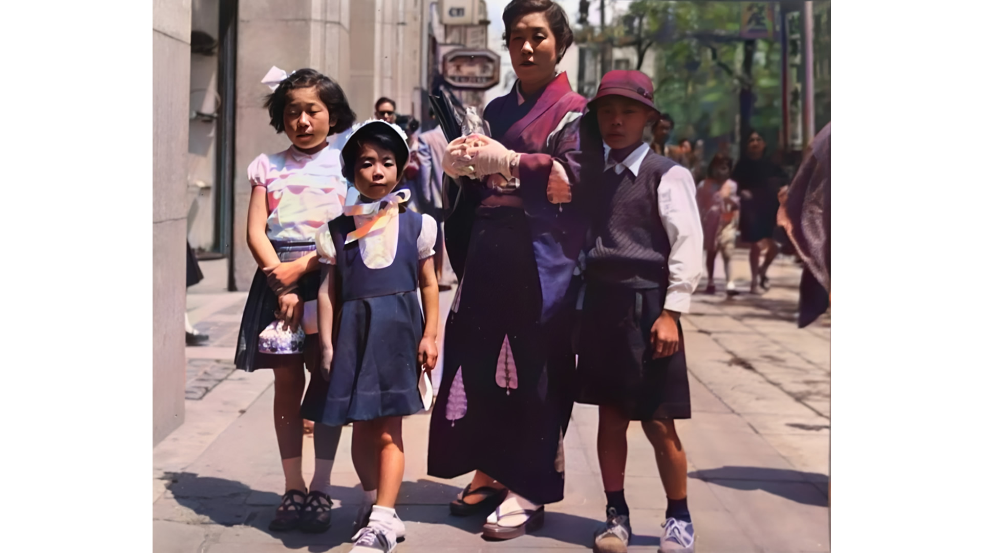 昭和の家族の写真